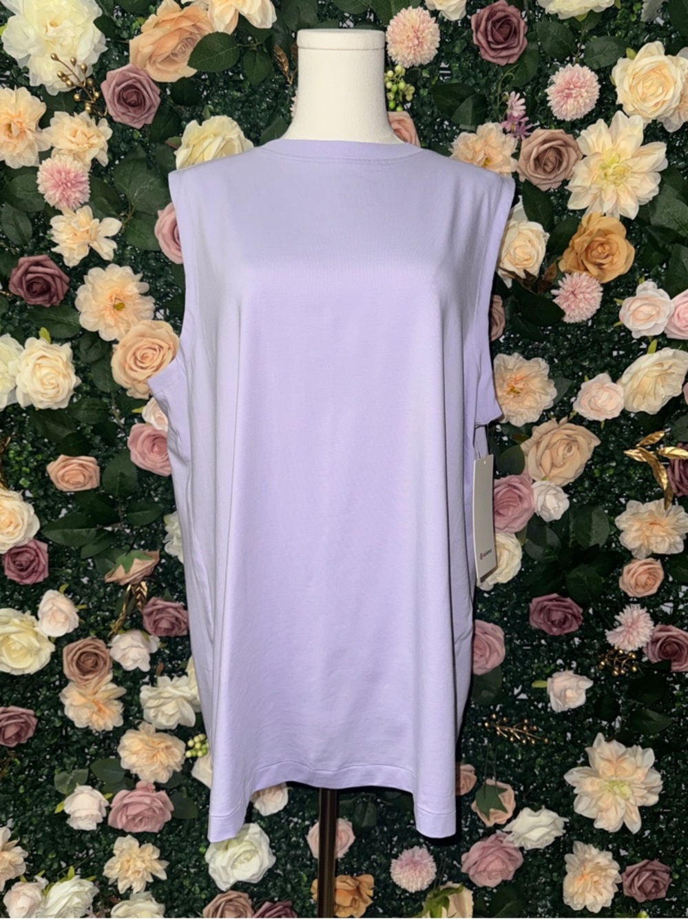 lululemon All Yours Organic Cotton Tank in Lavender Frost NWT